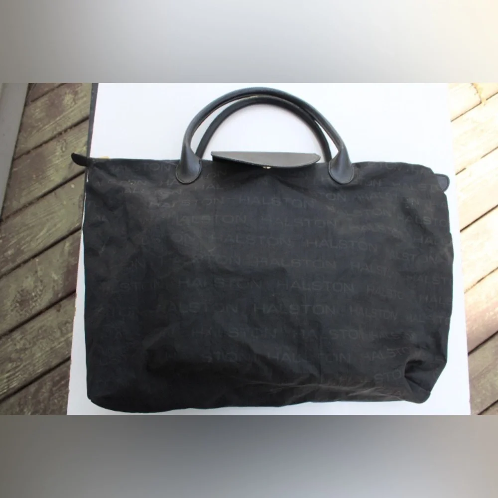 Halston travel tote bag